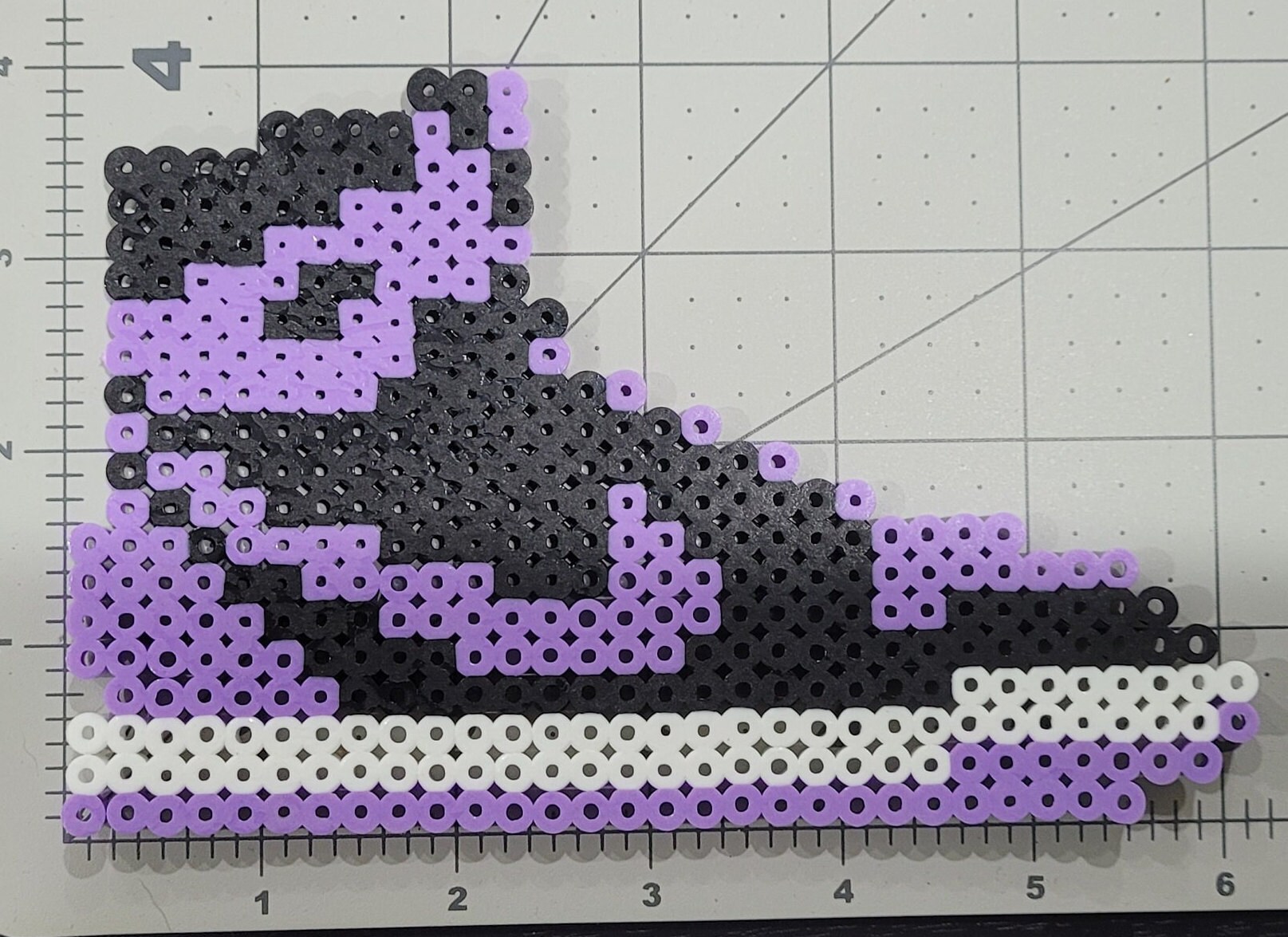 Purple Nike Air Jordan Perler Beads Etsy