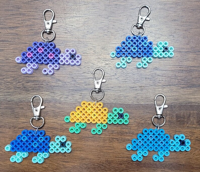Turtle Perler Beads Keychain/pendant - Etsy