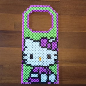 Hello Kitty Frame 5 by 7 using Regular Perler Beads for Sale in Los