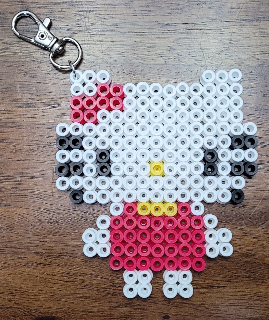 Diy Hello Kitty Perler Beads Keychain, How to make