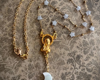 Revelation:  Star Crown of Mary Necklace