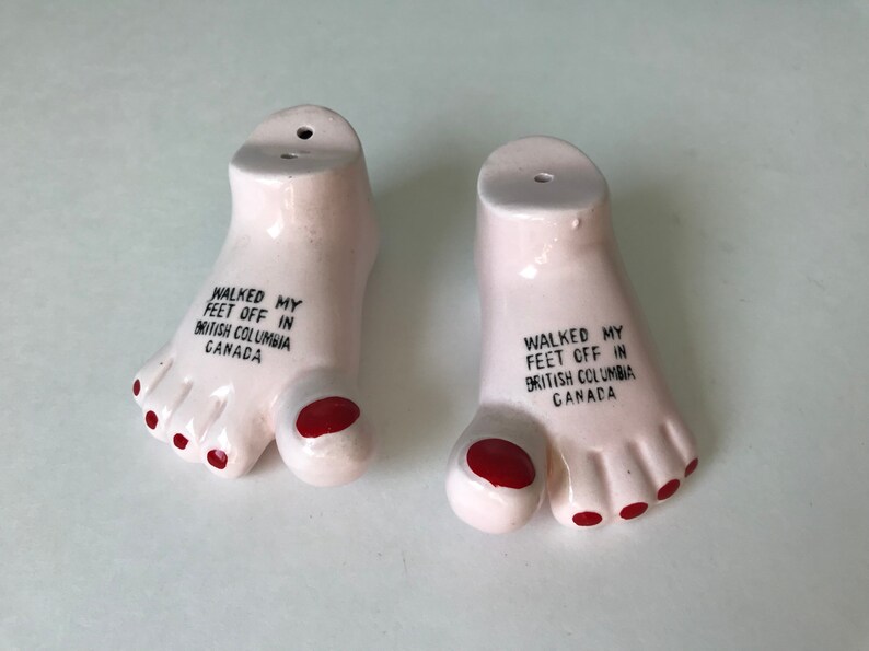 Feet Salt and Pepper Shakers Funny Salt and Pepper Shakers Etsy