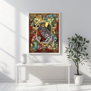 Printed Customized Tarot Design Art Print  7 – Mystical Wall Art, Museum Quality Giclee Art Print Reproduction, Celestial Metaphysical Decor