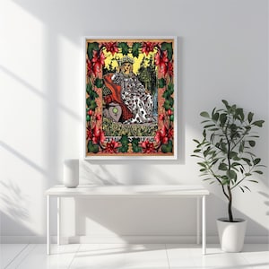 Kundenspezifische Tarot Design Kunstdruck - Mystische Wand Kunst, Museum Qualität Giclée Kunstdruck Reproduktion, Himmlische Metaphysische Dekoration
