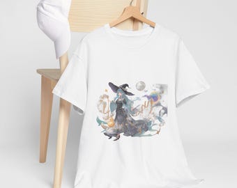 Mystical Witch Graphic Tee, Spiritual Witchy Graphic , Unique Gift for Witch Lovers, Cozy Everyday Wear,  Witchy Graphic T-Shirt