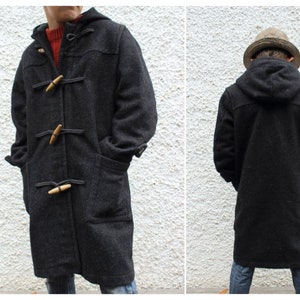 Berwick Boys Duffle Coat, Wool Duffle Coat, 60s Wool Coat, Size 7-9 Years, Lazy Day Vintage, Kids Winter Jacket*