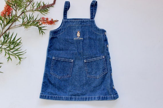 ralph lauren girls denim dress
