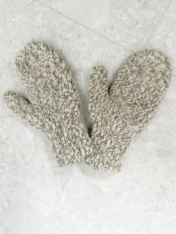 Kids Thick Wool Gloves, Size 6-8 Years, Children'… - image 2