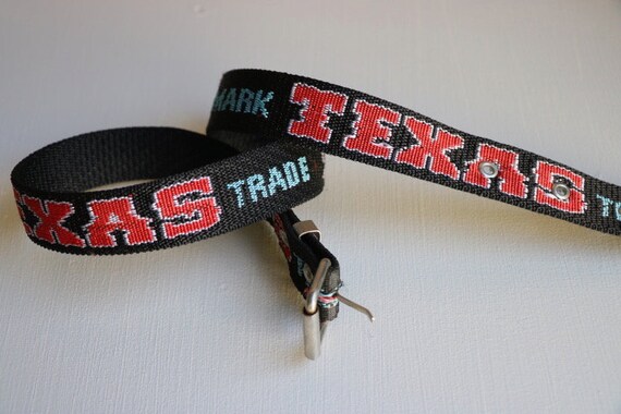 Kids Vintage Country Canvas Belt, Western, Texas,… - image 4