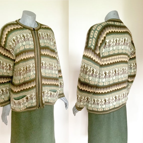 Pure Alpaca Knit Cardigan, Womens Cardie, Alpaca W
