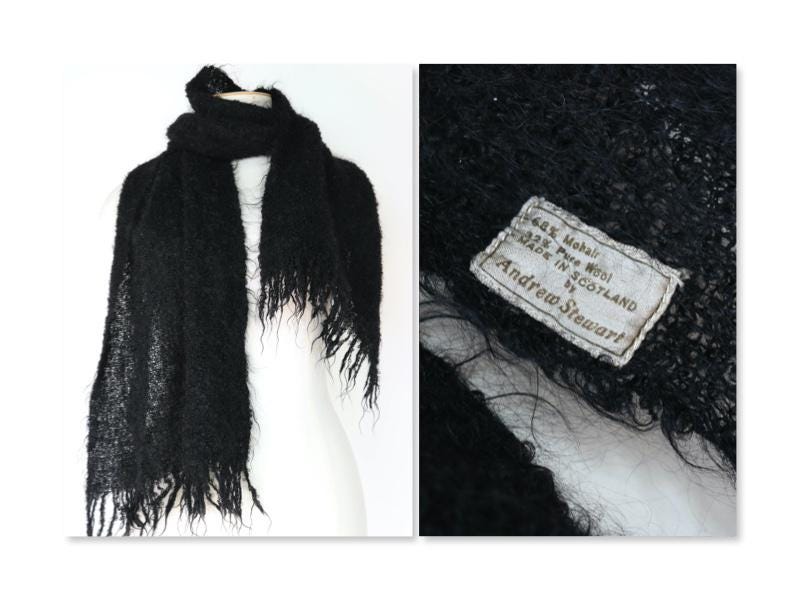 マフラー VINTAGE YARROWVALE 60s MOHAIR STOLE 楽天市場】VINTAGE YARROWVALE 60s MOHAIR STOLE ヴィンテージ モヘア