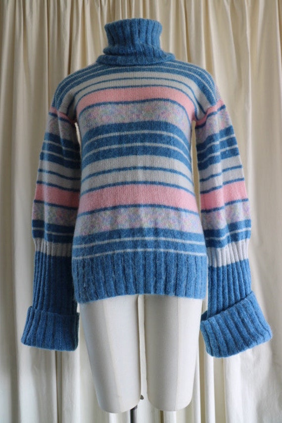 Striped Knit Sweater, Vintage Sweater, Wool Sweater, … - Gem