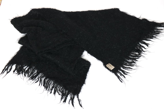 マフラー VINTAGE YARROWVALE 60s MOHAIR STOLE Vintage 60s Scottish Mohair Wool Scarf by Yarrowvale Scotland 47