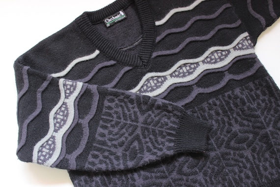 Mens Coogi Style Textured Wool/Acrylic Knit Sweat… - image 8