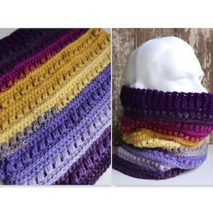 NEW - Acrylic Wool Snood Scarf, NZ Wool Scarf, New Zealand Made, Acrylic Cowl Scarf, Winter Scarf, Vegan*