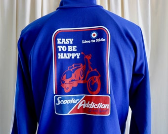Scooter Addiction Jacket Sweatshirt, Zipper Sweatshirt, Men's Medium Sweatshirt, Vespa Scooter*