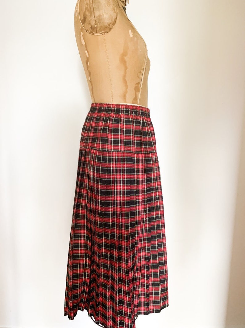 New Zealand Size 10-12 US Pleated Skirt 12-14 UK Pleated Plaid Skirt ...