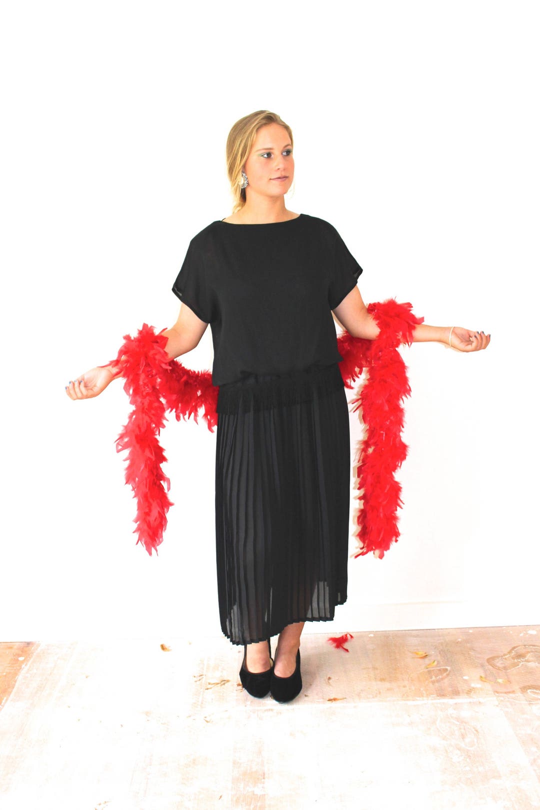 Gatsby fringe clearance skirt
