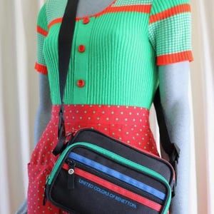 United Colors of Benetton Camera Lens Shoulder Travel Bag Case