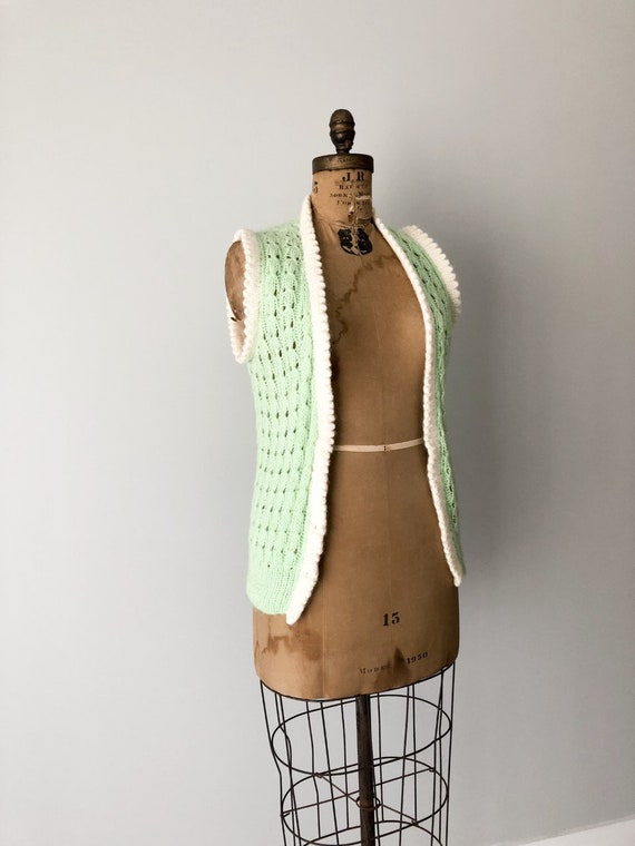 Woodstock Knit Vest Womens Knitted Open Cardigan New Zealand Made Womens Top Short Sleeved Cardi Size 10 NZ X Etsy