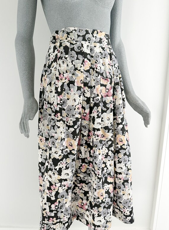 English Garden Vintage Skirt, Viscose/Poly Skirt, Mad… Gem