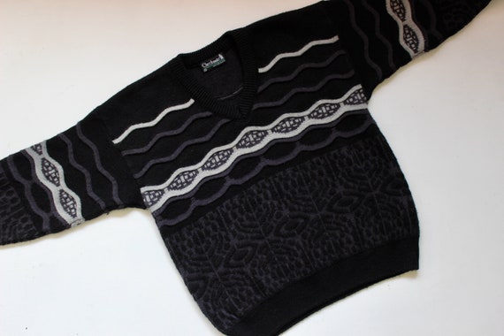 Mens Coogi Style Textured Wool/Acrylic Knit Sweat… - image 6