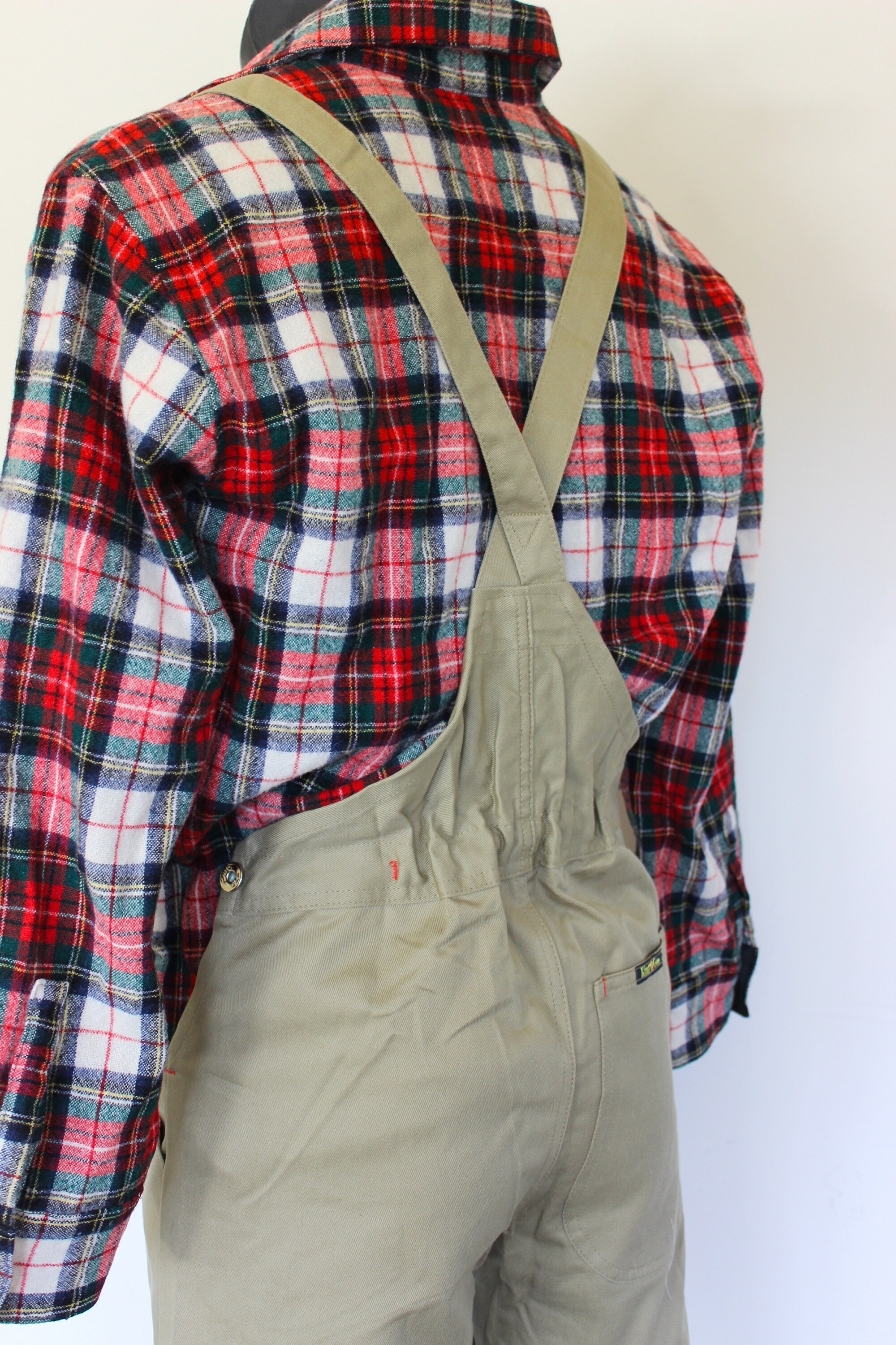 Small 90s Kinggee Overalls 1990s Khaki Bib Overalls Bib & Etsy