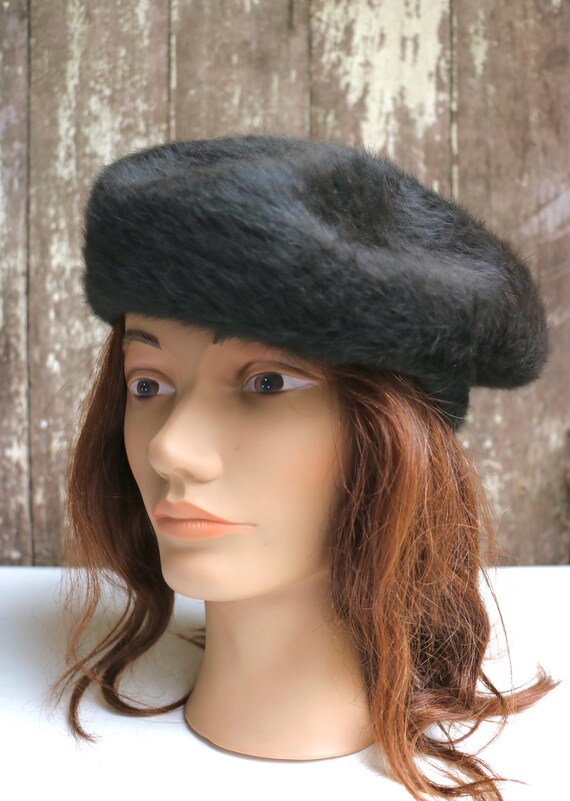 Vintage Wool Rabbit Fur Beret Hat S34ff60e2d09e414d92bb341637f92  main image 4