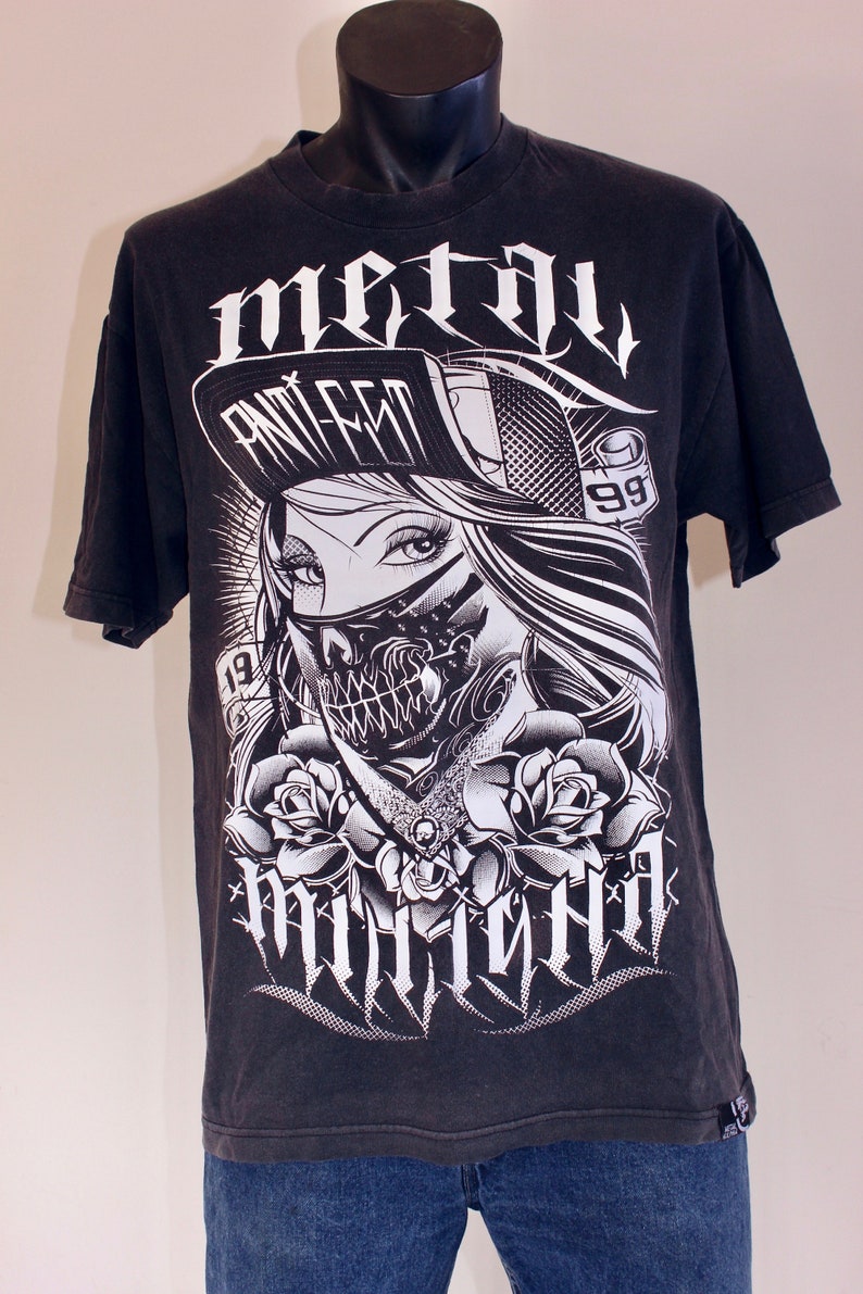 Rare 90s Metal Mulisha T-shirt Faded Worn T-shirt Medium - Etsy
