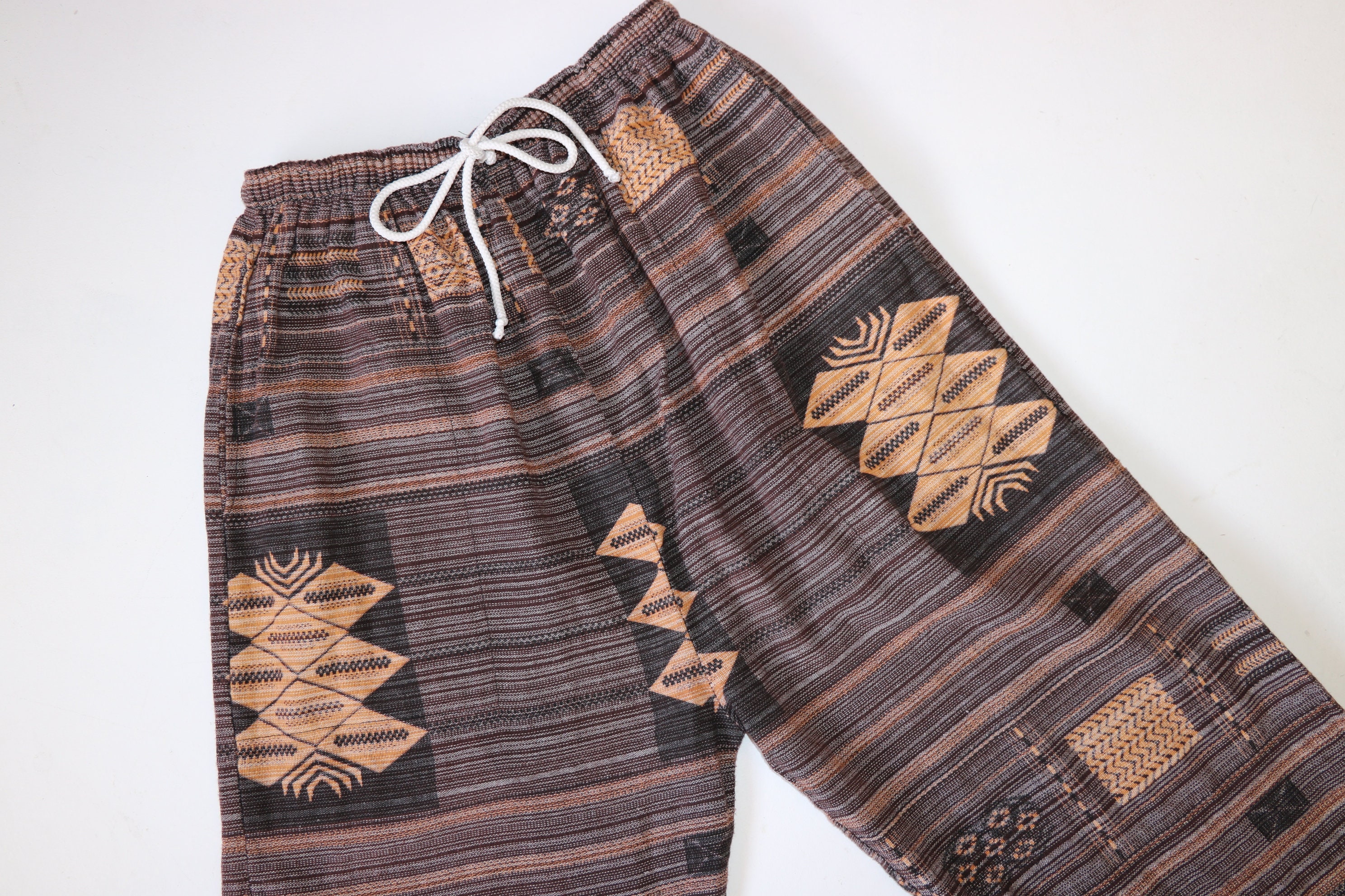 Ethnic Tribal Pants, Size Medium/large, Batik, Quirky, Hippy Ethnic Tribal Pants, Size Medium/large, Batik, Quirky, Hippy
