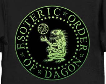 Esoteric Order of Dagon - Cthulhu Shirt HP Lovecraft T-Shirt Cthulhu Tee Call of Cthulhu Great Old One Shirt