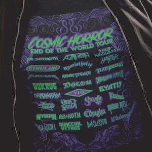 End of the World Tour Shirt - HP Lovecraft T-Shirt Cthulhu Hastur Nyarlathotep Tee Call of Cthulhu Great Old One Shirt