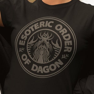 Esoteric Order of Dagon Coffee - Cthulhu Shirt HP Lovecraft T-Shirt Cthulhu Tee Call of Cthulhu Great Old One Shirt