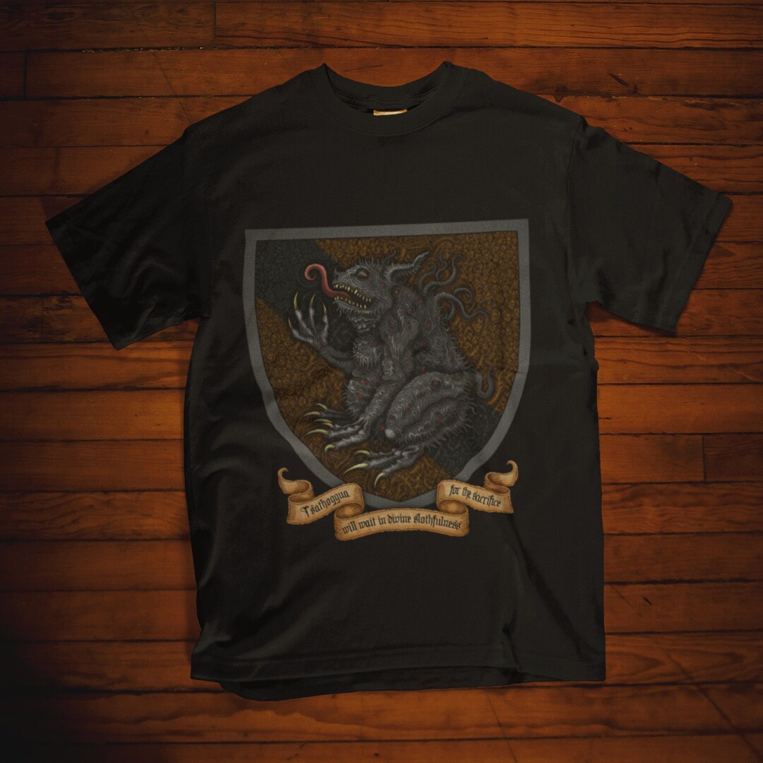 House of Tsathoggua Shirt HP Lovecraft T-shirt Cthulhu Tee - Etsy