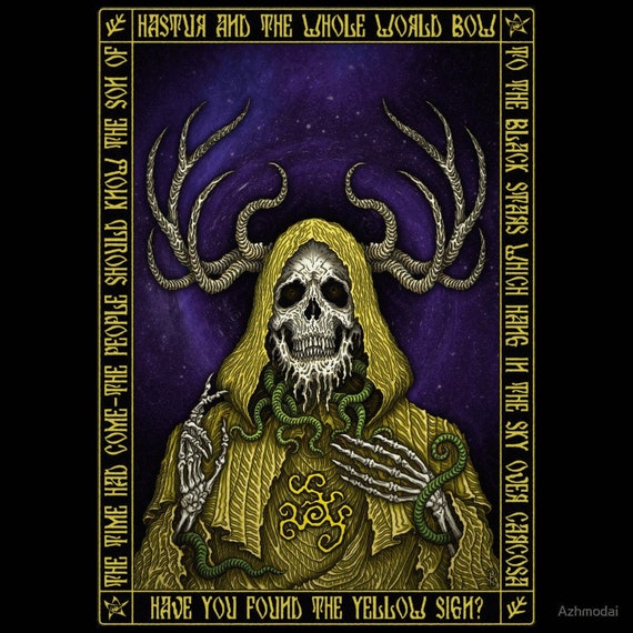 The Yellow Sign Of The King In Yellow - Cthulhu Mythos Shirt The Yellow Sign Of The King In Yellow - Cthulhu Mythos Shirt