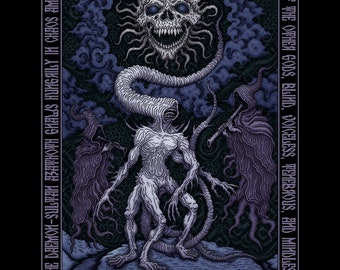 Nyarlathotep T-Shirt: Crawling Chaos, HP Lovecraft Cthulhu Tee