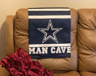 Man Cave hoofdsteun Hoes voor meubels fauteuils banken loveseats theaterstoelen speelkamer voetbal seizoen familiekamer cadeau