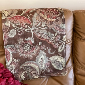 Reversible Headrest cover for recliners, furniture protectors, slipcovers, sofa cover, chair pad, theater chairs, RV&#39;s