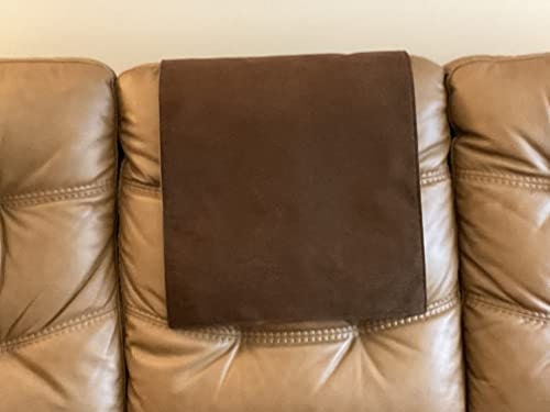 Buy Headrest Cover, Slipcover Microfiber Chocolate Brown 17x27