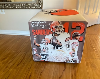 Cube Football Ottoman SHEDUER SANDERS