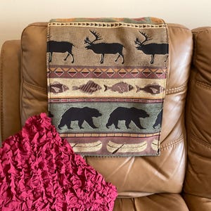 Headrest Cover chair cover, cloth RV&#39;s, sofas, loveseats,office chair, recliners, theater chair, log cabin slipcovers, furniture protectors
