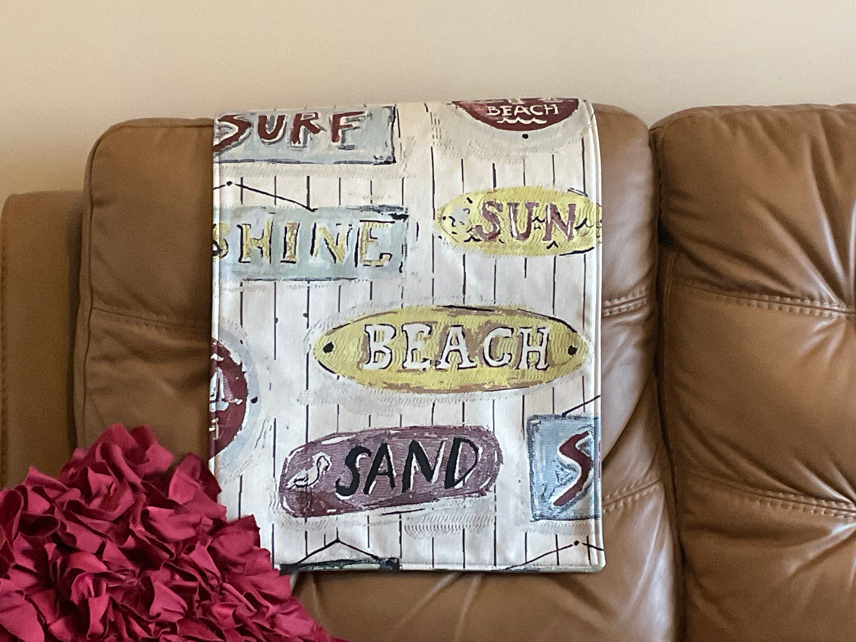 Beach Themed Recliner Sofa Covers Etsy