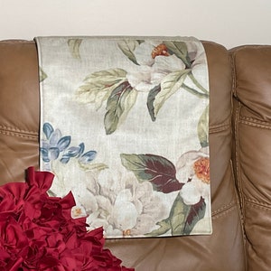 Headrest Cover slipcover furniture protectors for sofas loveseats recliners office chairs theater  family room sunroom beach house florals