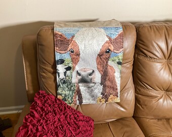 Cow print Headrest Cover for furniture