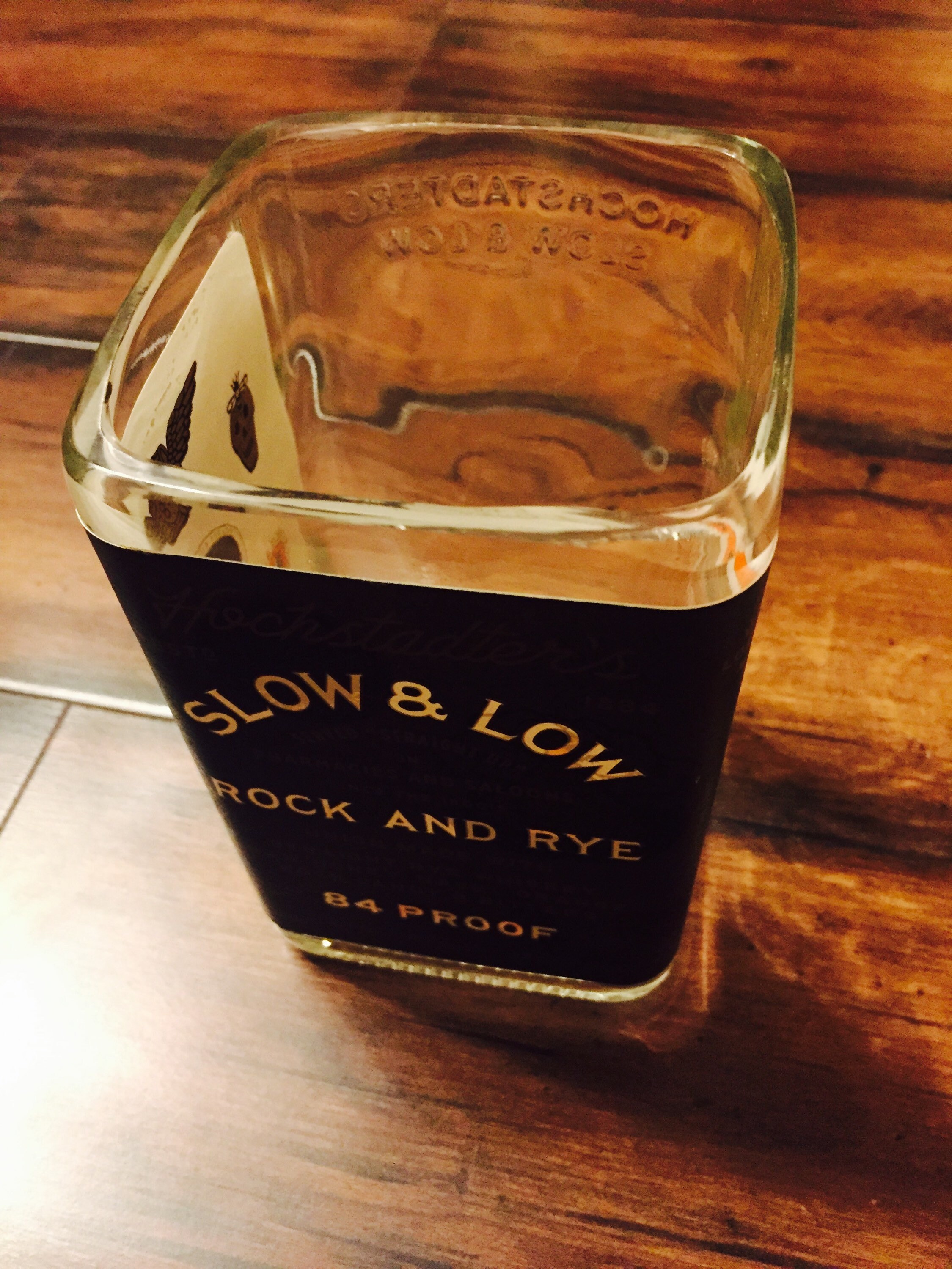 Candy Dish made from a Repurposed SLOW & LOW Rock and Rye