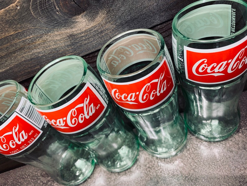 Jack and Coke Set Made From Reclaimed Coca Cola Bottles and a Etsy