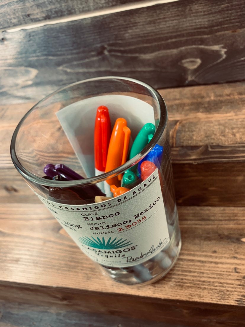 Candy Dish/Pen Holder made from a Repurposed CASAMIGOS
