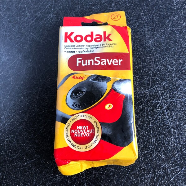 90s Kodak Disposable Camera Funsaver 35 mm Unopened Sealed Package EXPIRED