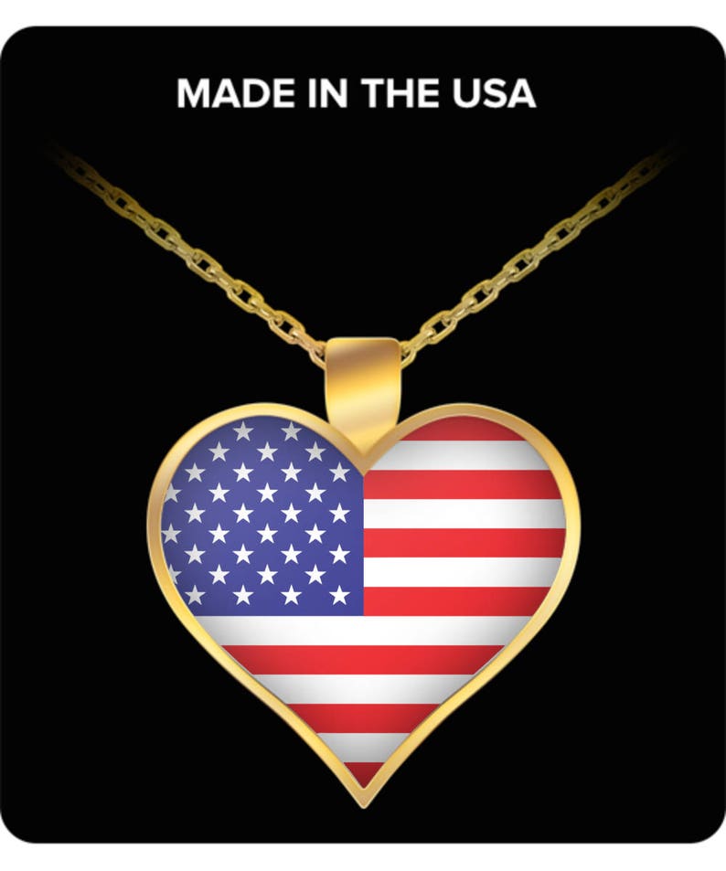 I Love The U.S.A Necklace