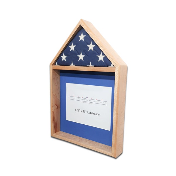Flag Display Case With Certificate Etsy